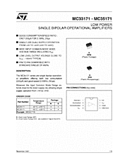 DataSheet MC33171 pdf